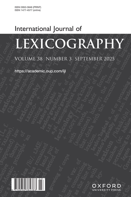  Computational Lexicography